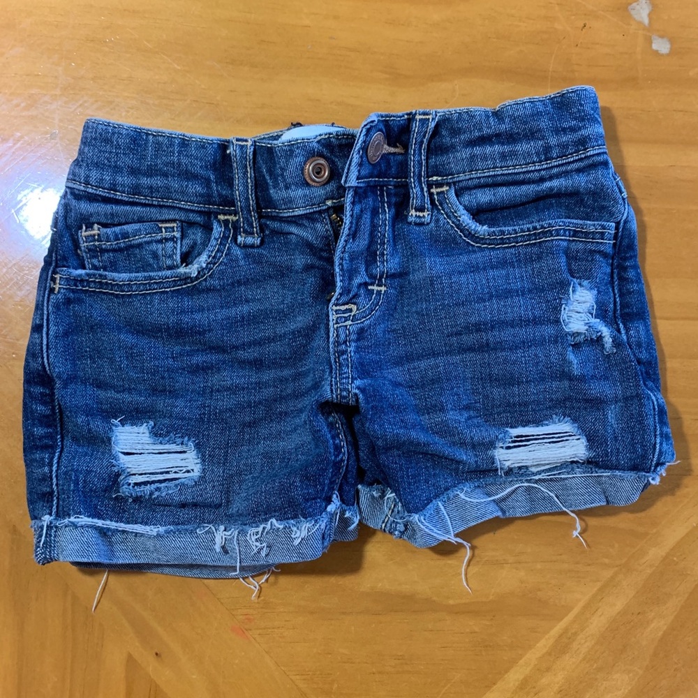 Abercrombie Distressed Denim Jean Shorts